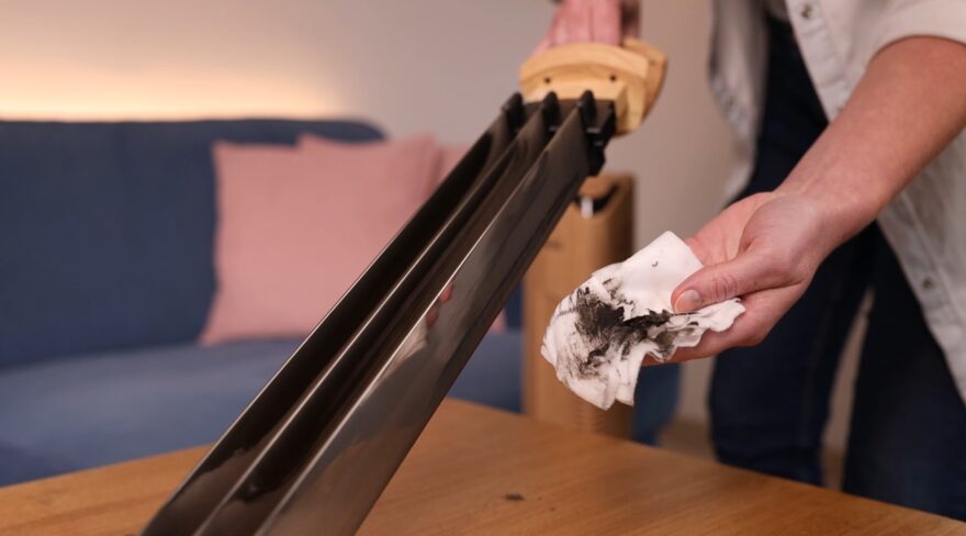 Čištění filtru u čističky Ionic-CARE